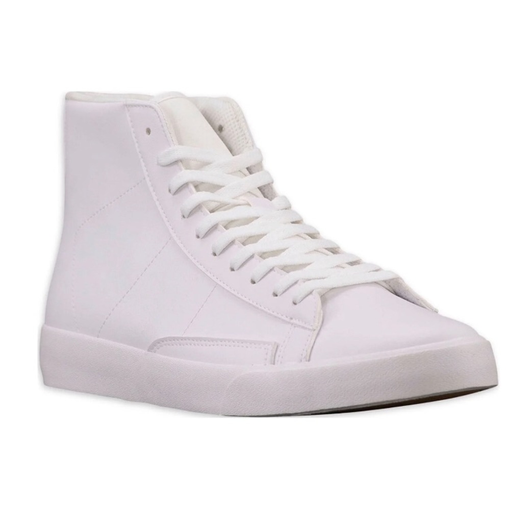 PORTLAND by Portland Boot Co Size 12   Mens River Mid Top Lace-up Sneaker White
